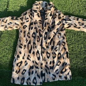 Faux Fur Cheetah Jacket
